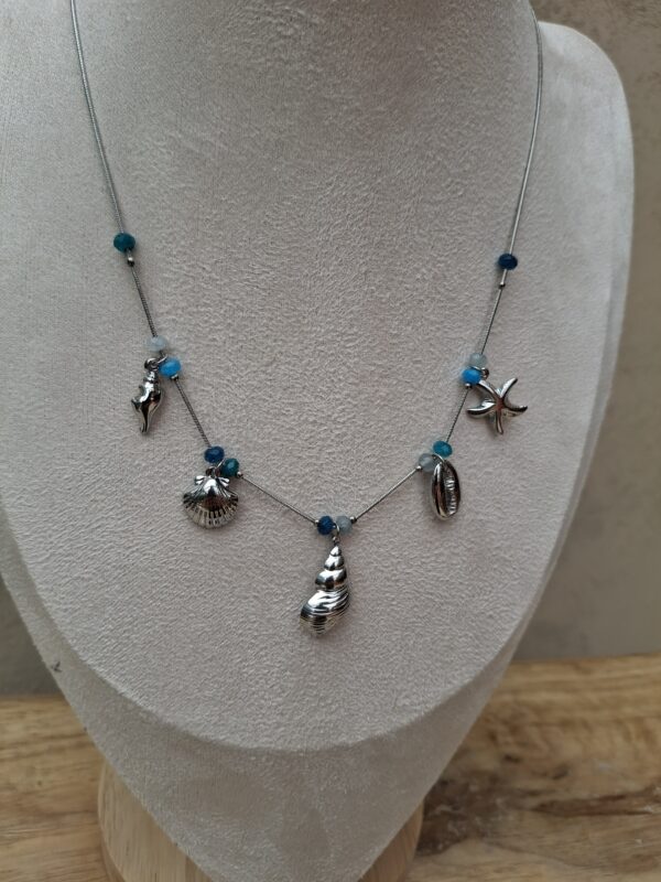 Collier acier inoxydable charms océan – Image 2