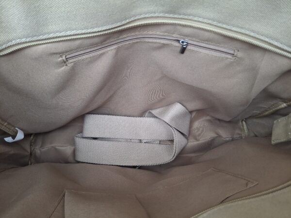 Sac en toile beige clair – Image 2