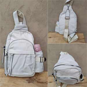Sac à dos blanc une bandoulière