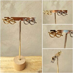 Boucles d'oreilles rondes