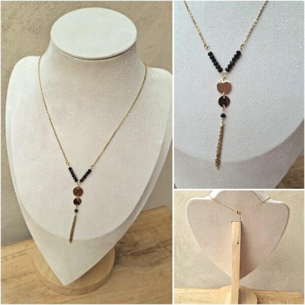 Collier pendentif doré