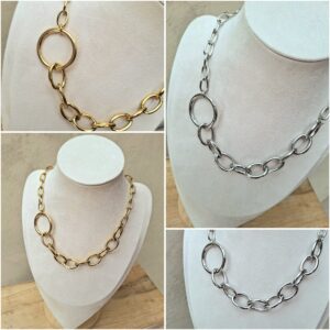 Collier grande maille forçat