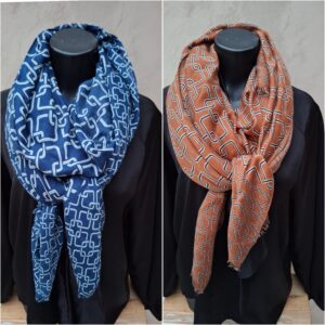 foulard rectangle maillon