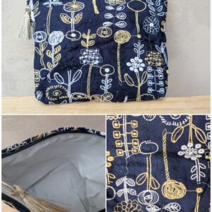 Trousse en toile de jute et cotton