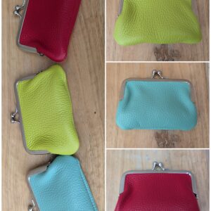 Porte monnaie en cuir