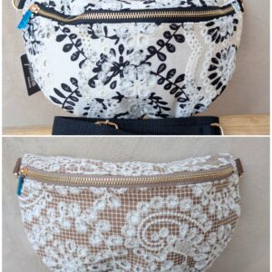 Sac banane broderie anglaise