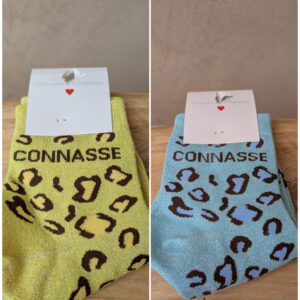 Chaussettes courtes "Connasse"" 65% coton. Taille unique : 35 - 42