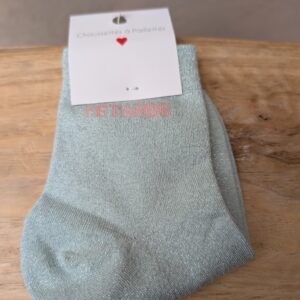 Chaussettes courtes "Fêtarde" 65% coton. Taille unique : 35 - 42.