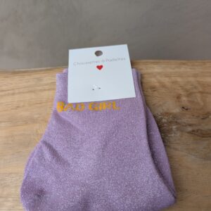Chaussettes courtes "Bad girl" 65% coton. Taille unique : 35 - 42.