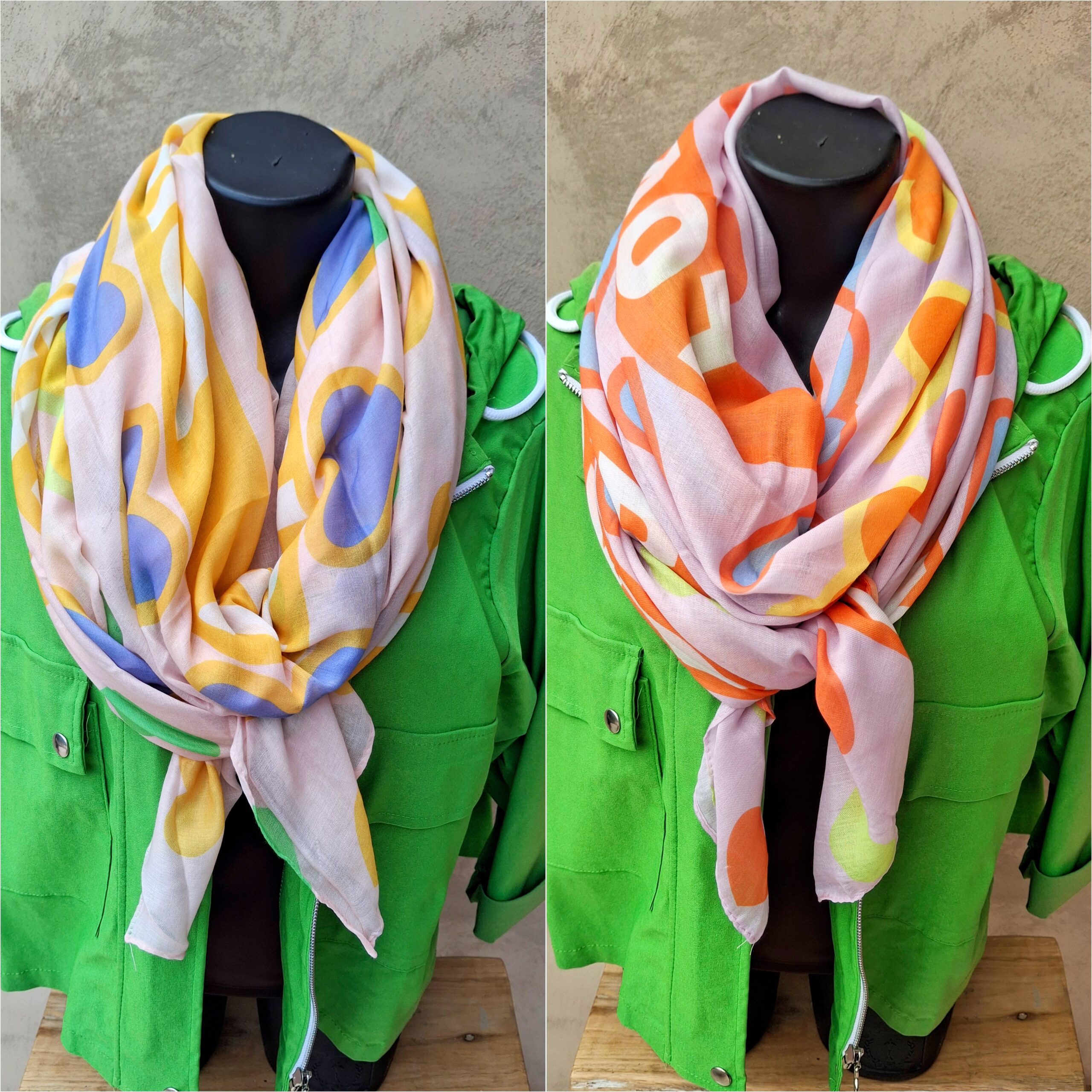 Foulard imprimé "Love everyday"